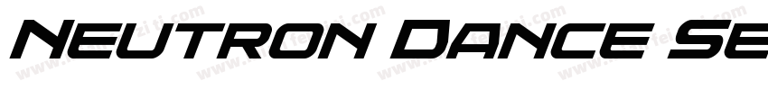 Neutron Dance Semi Italic Regular字体转换
